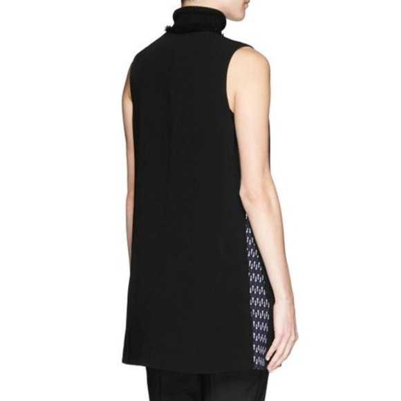 Elizabeth and James Hannover Frayed Edge Long Vest /Small / Black Career - Picture 2 of 12